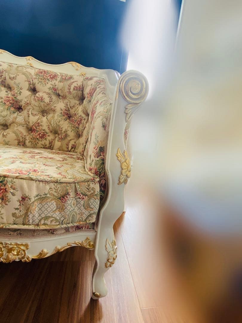 ロココ調 ソファ 3P