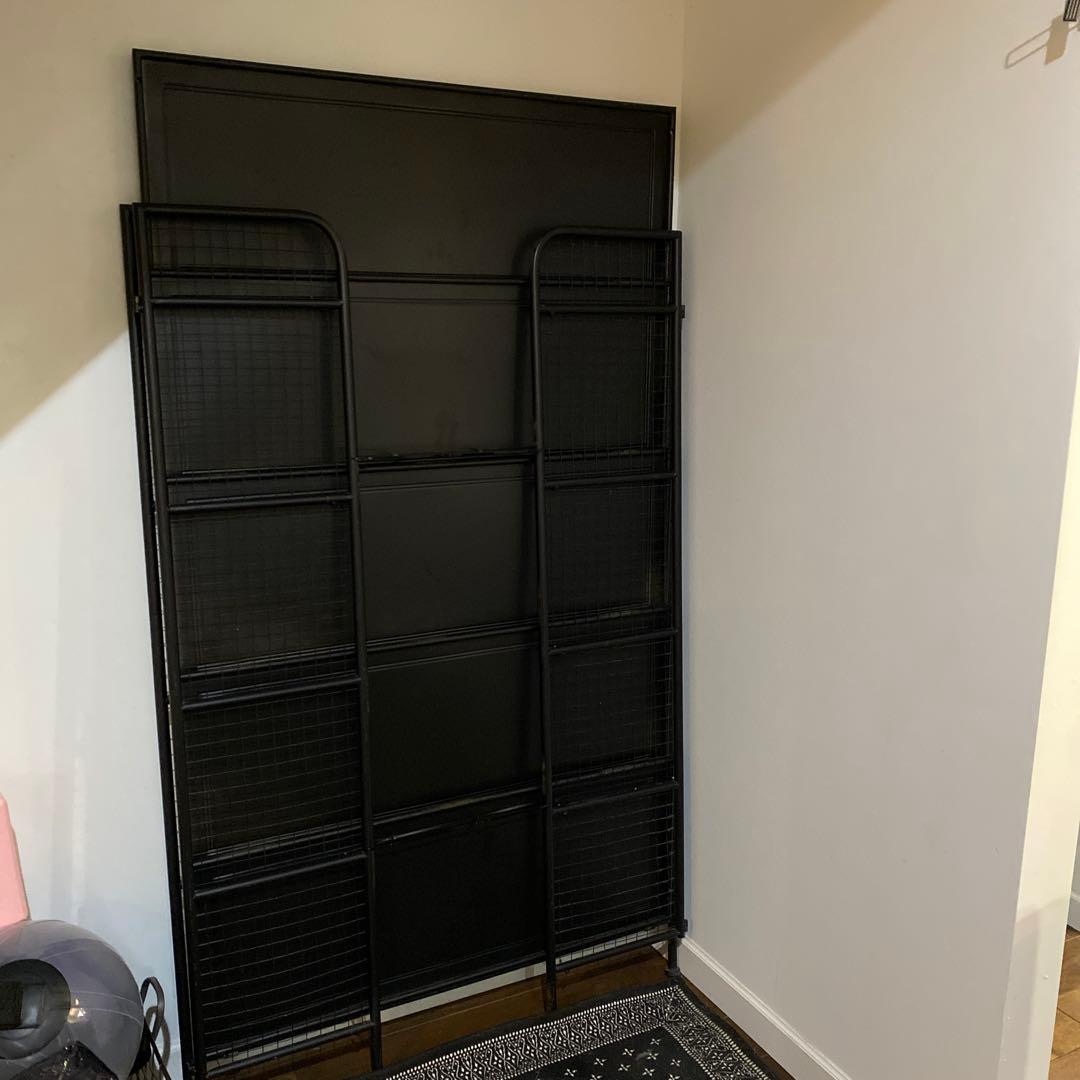 値下げ‼️ ブラック スチールラック 5段 メッシュ