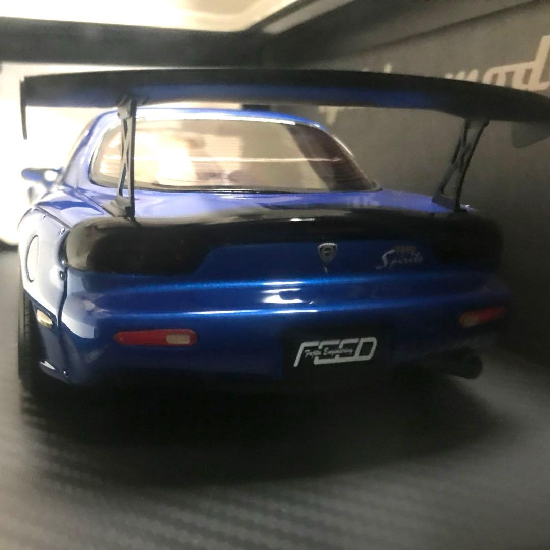 イグニッションモデル FEED RX-7 FD3Sブルーメタリック
