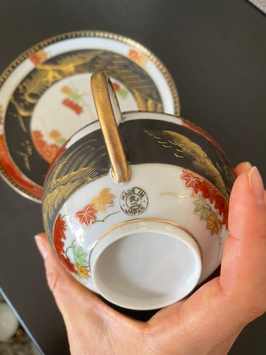 フランス逆輸入★アンティーク　ティーセット★透かし芸者