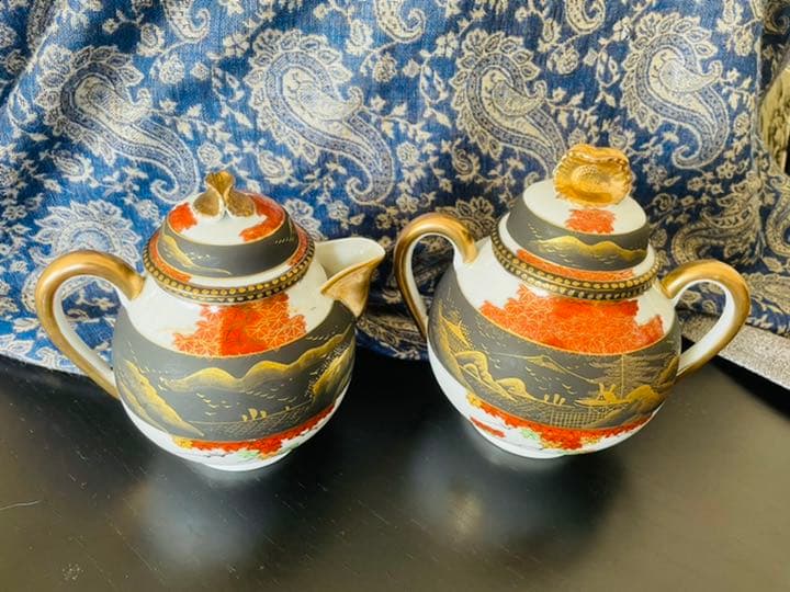 フランス逆輸入★アンティーク　ティーセット★透かし芸者