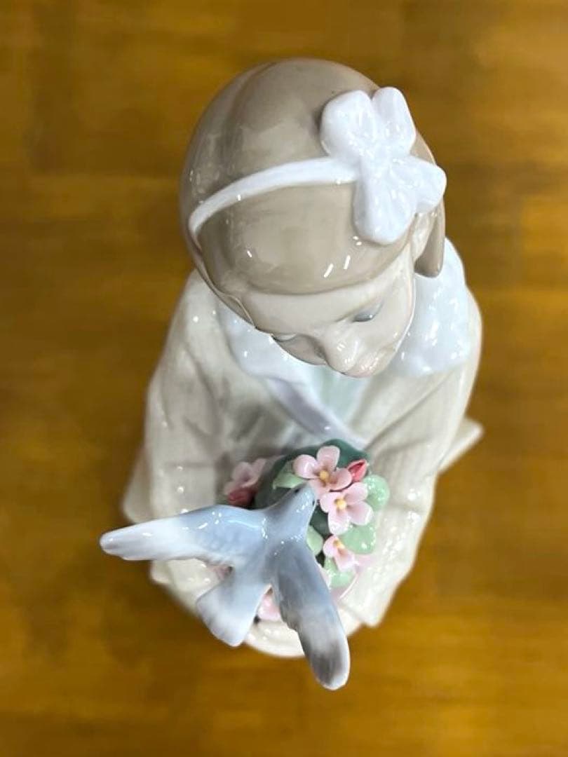 リヤドロ　モーニングメロディー　#8362　フィギュリン　陶器　イラスト・箱付き