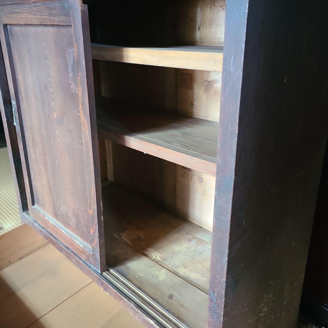 【在庫整理価格】昭和レトロ　木製　戸棚