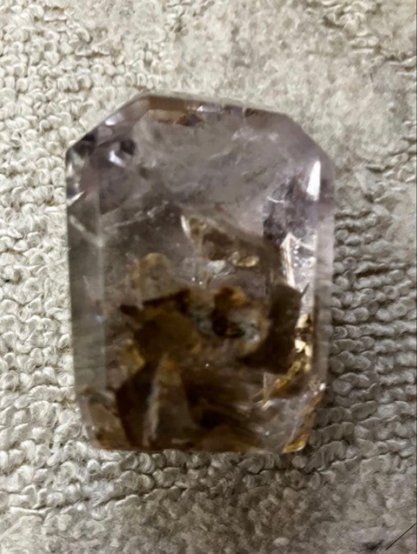 水入り水晶　ウォーターインクォーツ　天然石のおまけつき