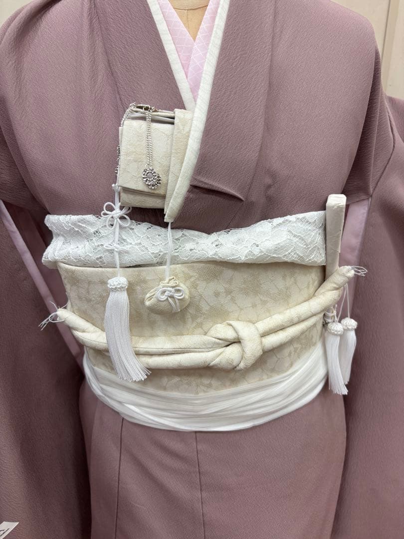 【激安】新品お祝い着ポリエステル四つ身11点セット177と634