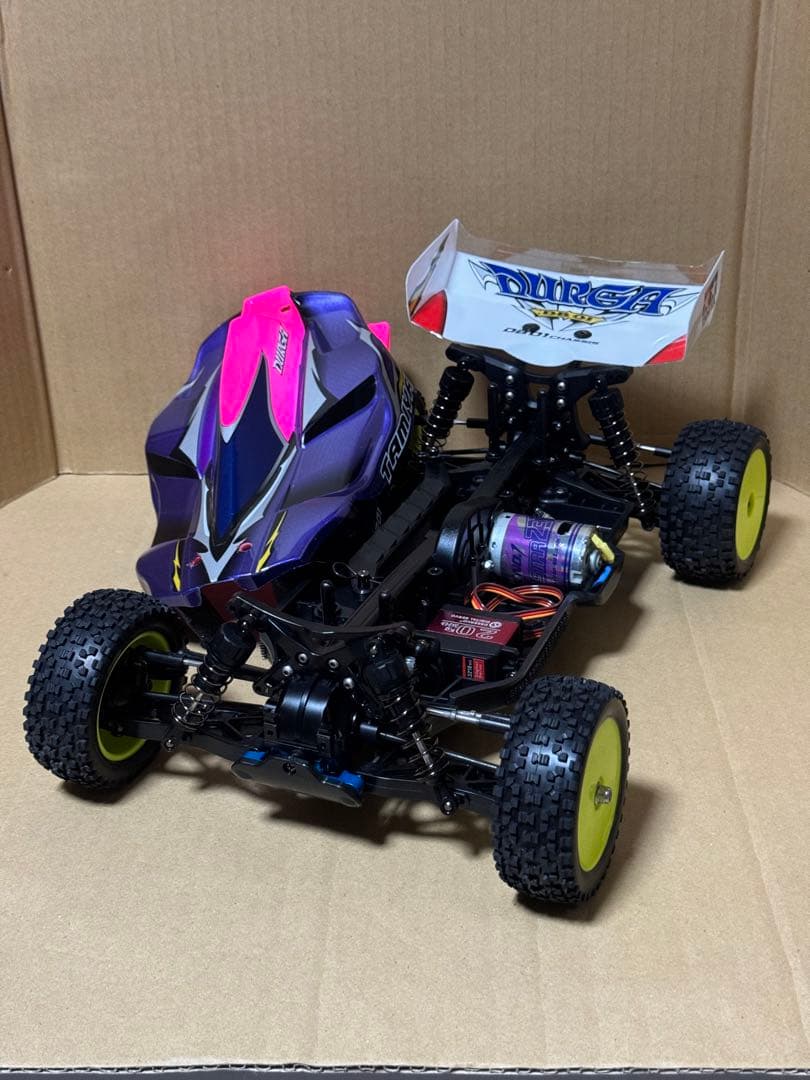 新色ほぼ新品！タミヤDB01ドゥルガ モーター・サーボ搭載 オプション