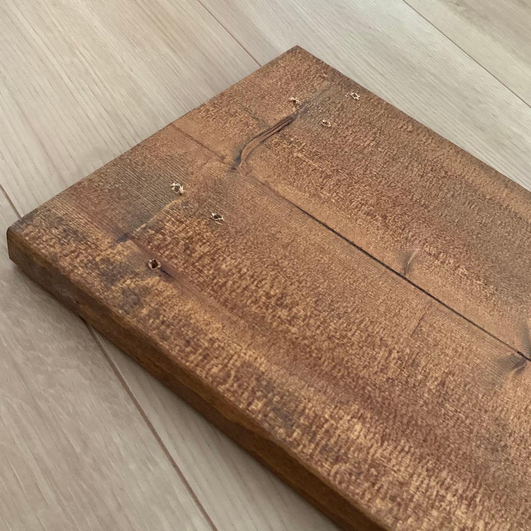 【5枚セット】棚板　ウォールシェルフ　オイル仕上げ　ウォールナット　ブラウン