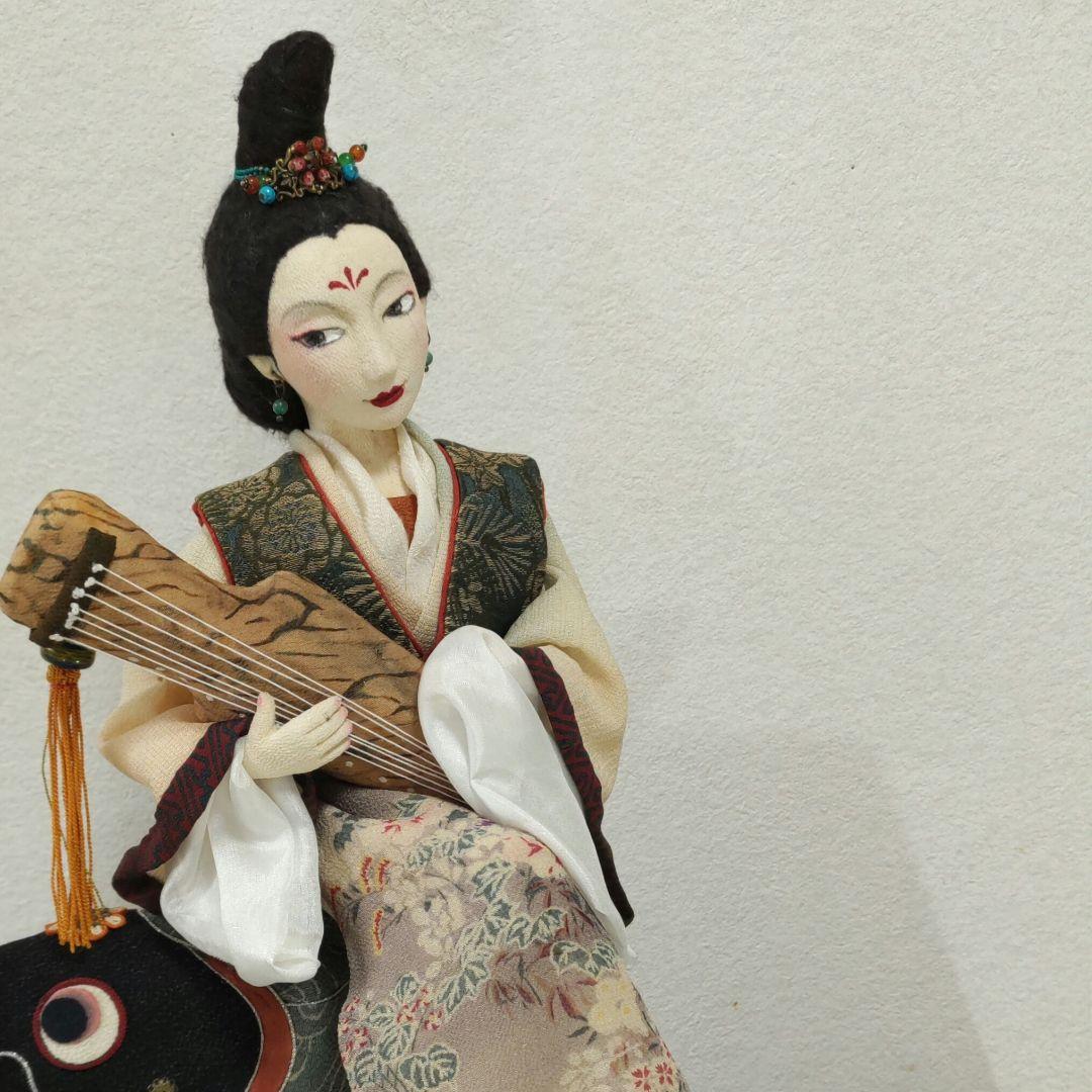 創作人形 こどもの日　ちりめん人形 鯉のぼり 漢服　天女