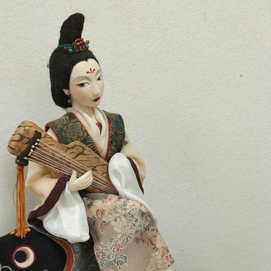 創作人形 こどもの日　ちりめん人形 鯉のぼり 漢服　天女