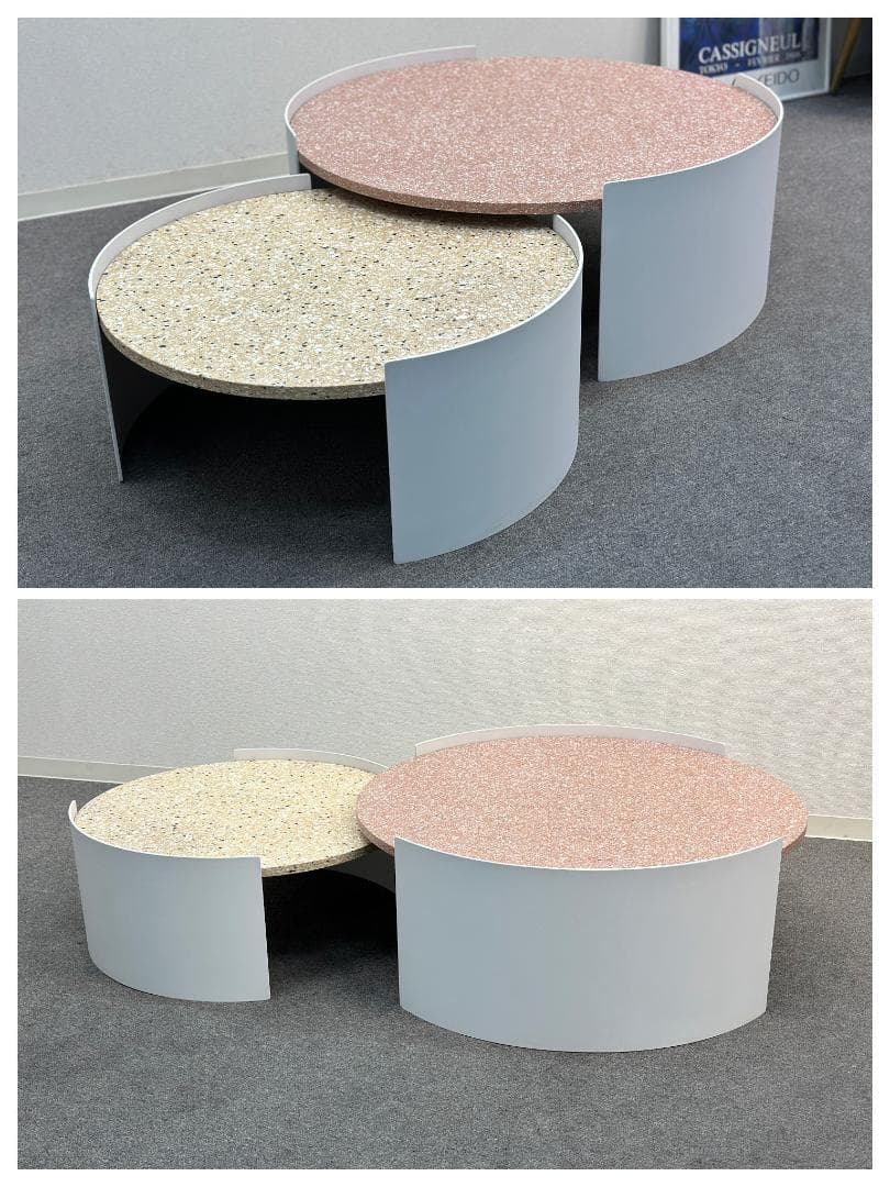 Cassina/カッシーナ■554 BOWYコーヒーテーブルセット　定価約95万