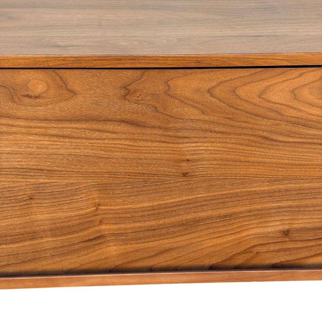 【週末セール】無印良品 ユニットシェルフ用 ボックス フラップ扉 ウォールナット