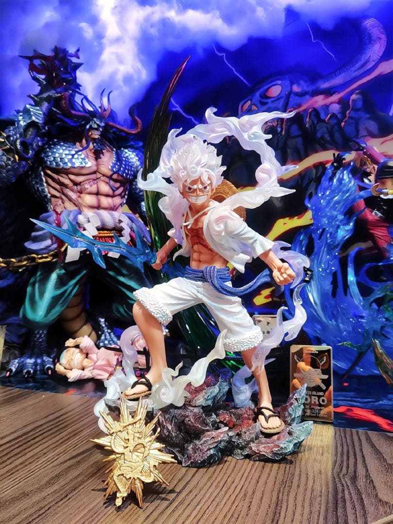 ワンピース ギア 5 ニカ・ルフィ フィギュア ガレージキット 塗装済み