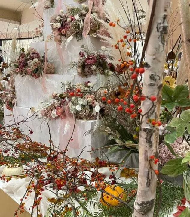 北海道　白樺の木　店舗用インテリア　装飾用