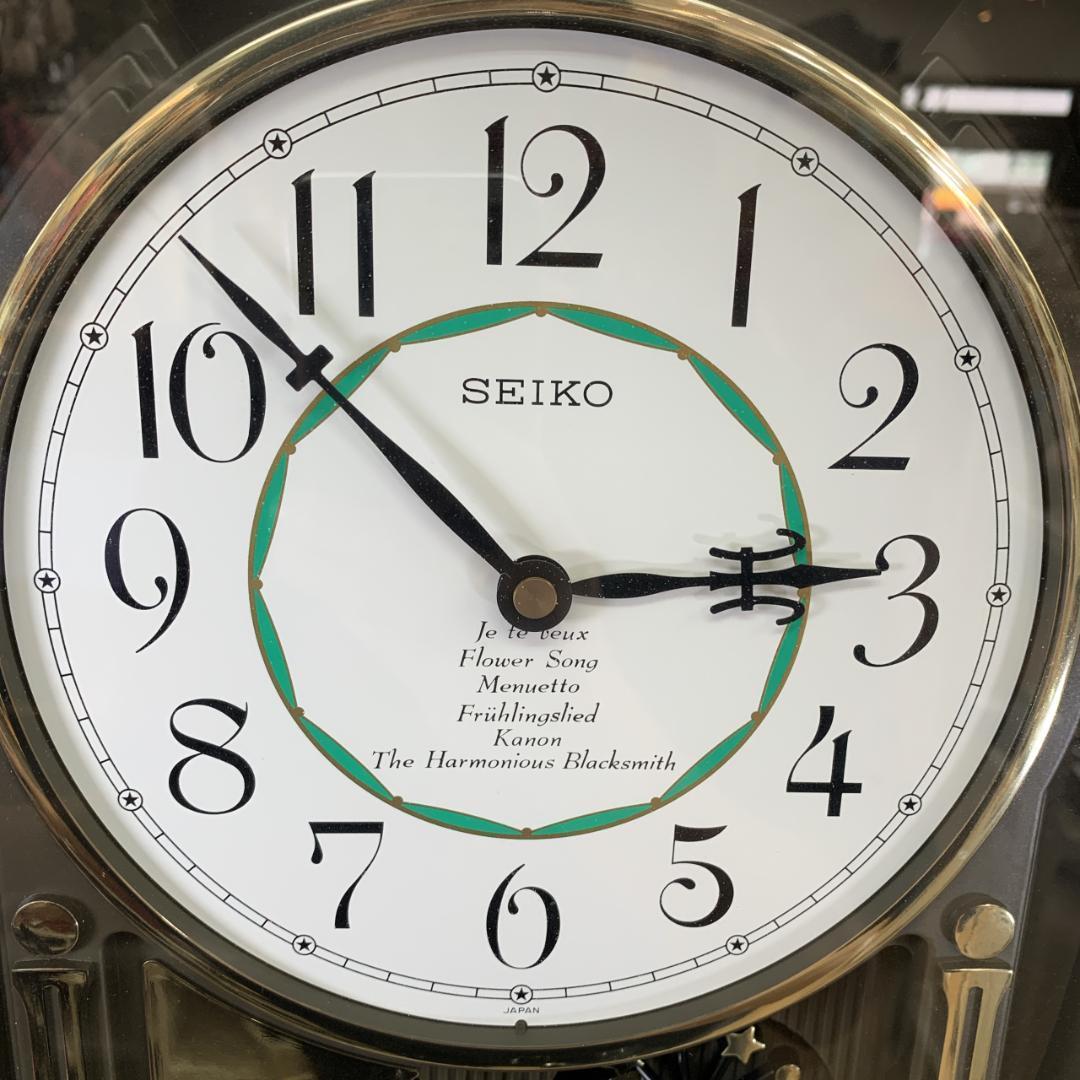 廃盤希少品 SEIKO セイコー メロディ からくり時計 RE524N - メルカリ