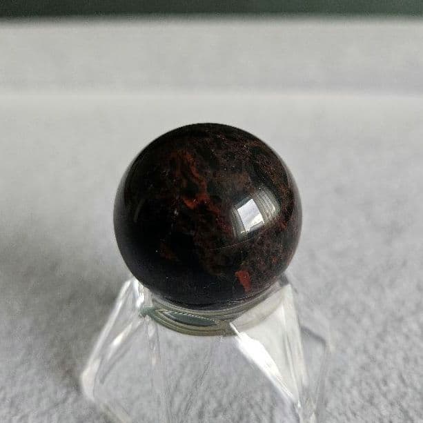 十勝石 オブシディアン 28.1mm スフィア 北海道産