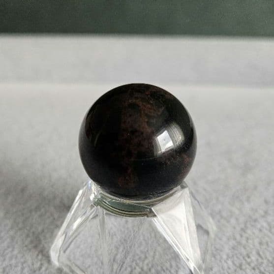 十勝石 オブシディアン 28.1mm スフィア 北海道産