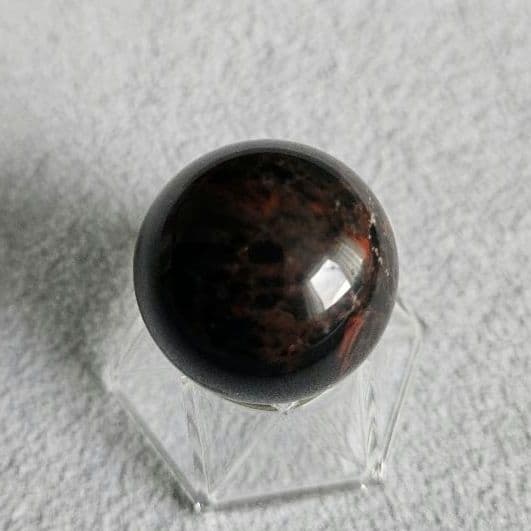 十勝石 オブシディアン 28.1mm スフィア 北海道産