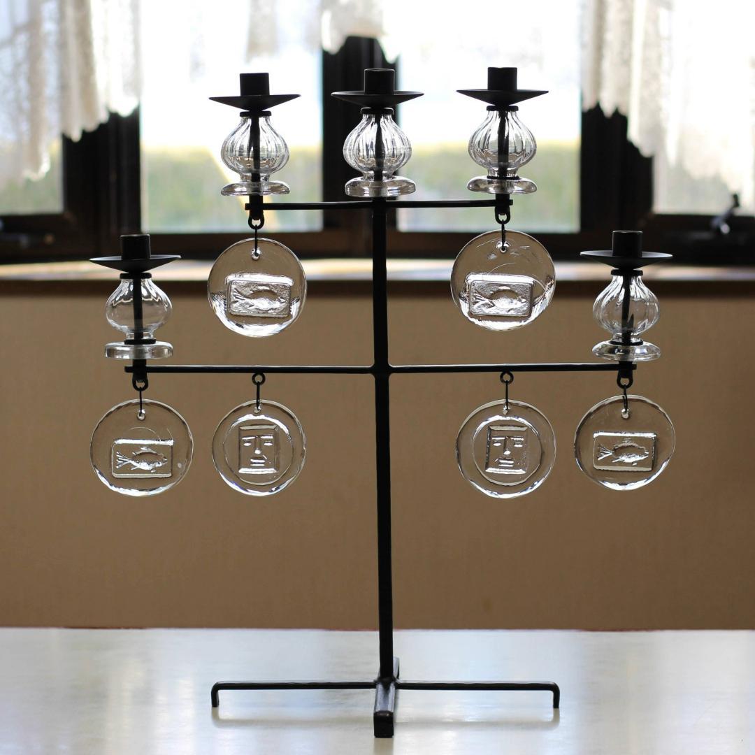 【貴重】エリックホグラン　Erik Hoglund　大型キャンドルスタンド03