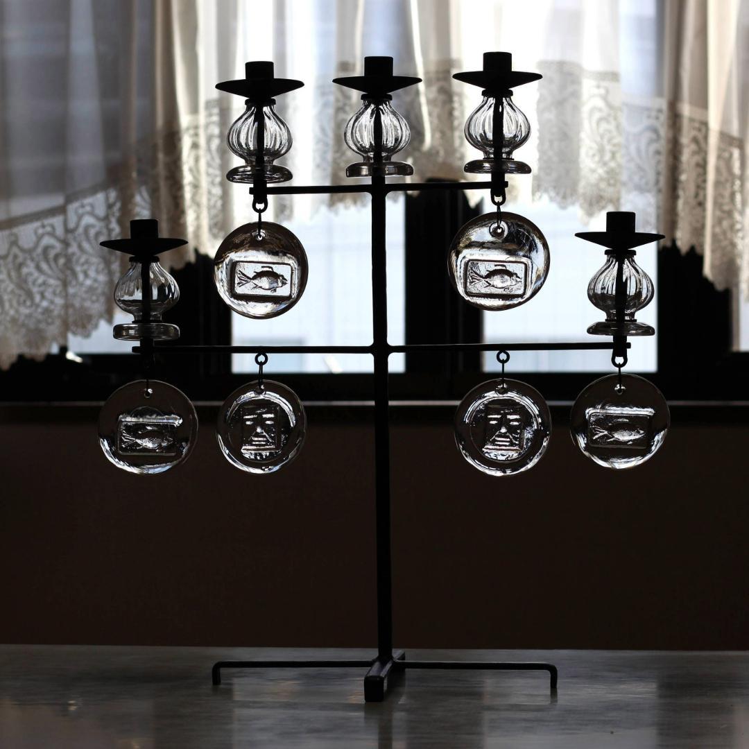 【貴重】エリックホグラン　Erik Hoglund　大型キャンドルスタンド03