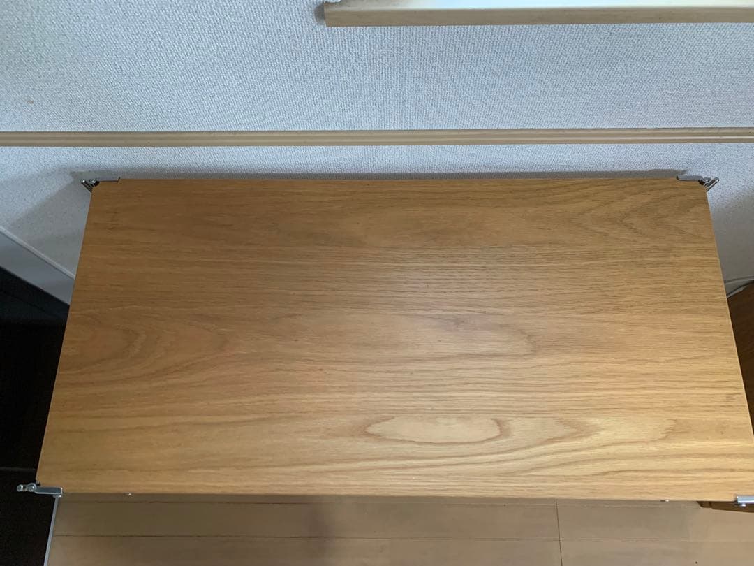 【無印良品】無印ステンレスユニットシェルフ　オーク材棚セット