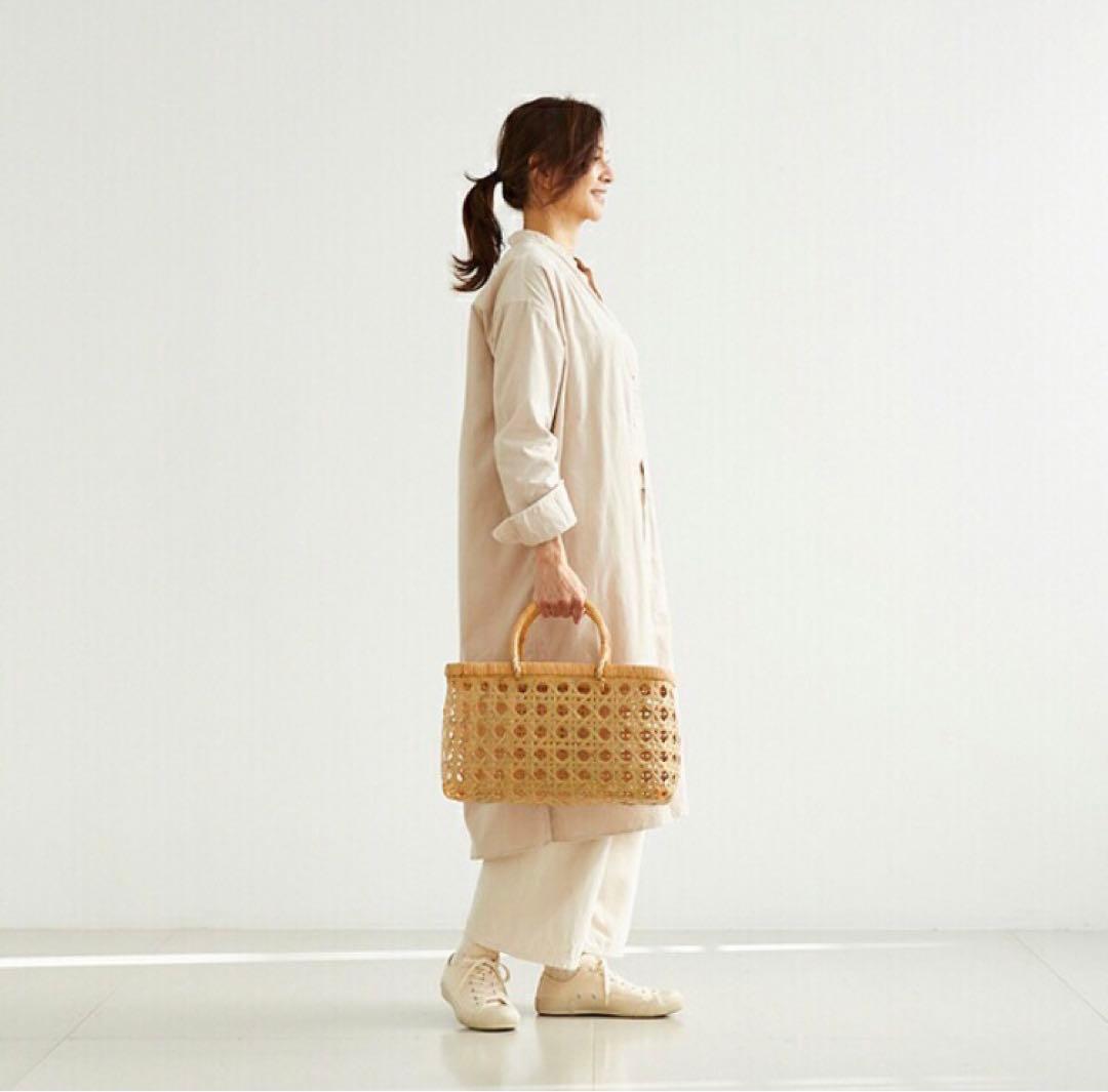 八つ目編み青竹かご　かごバッグ　バスケット