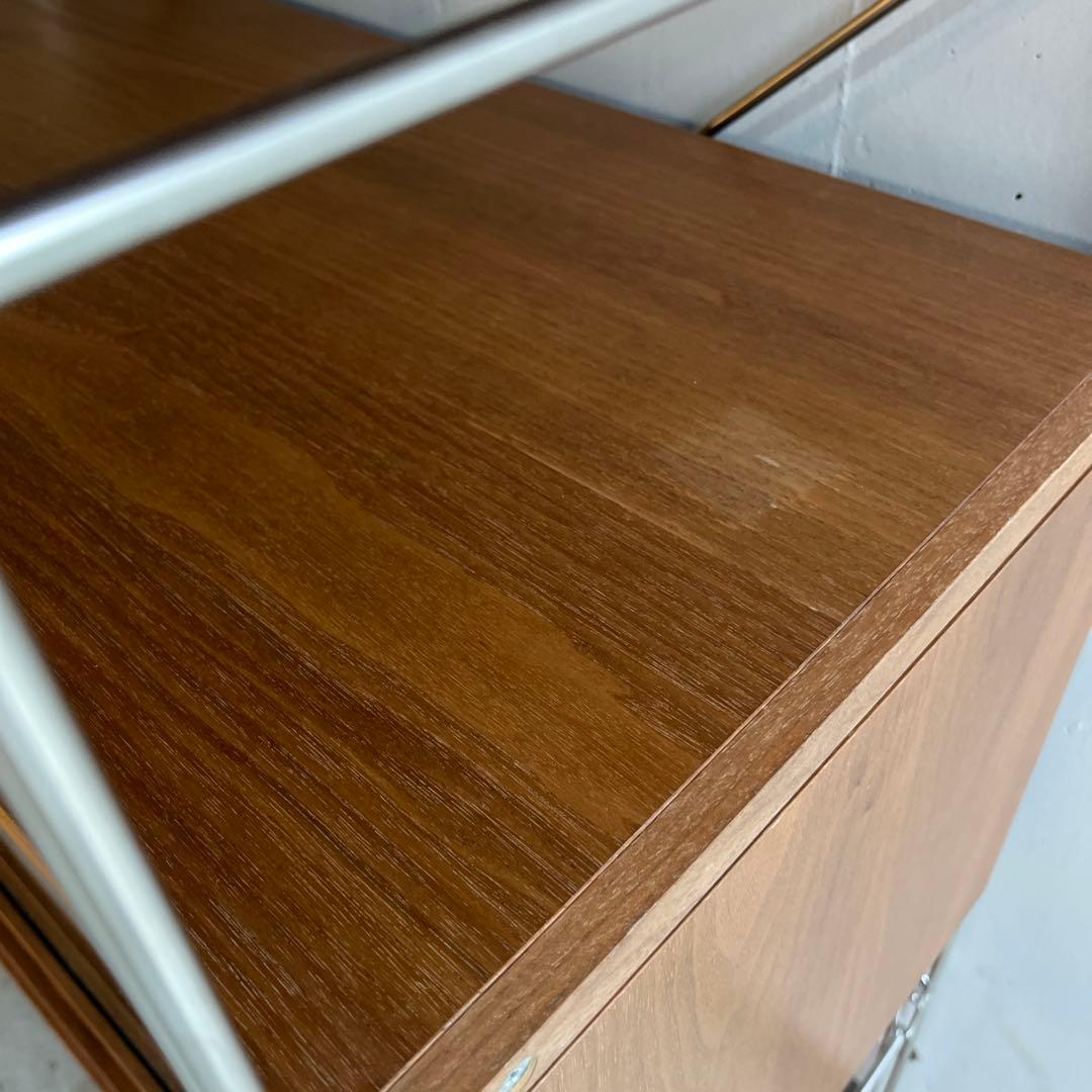 poseidonhan★無印ステンレスユニットシェルフ・カップボードセット