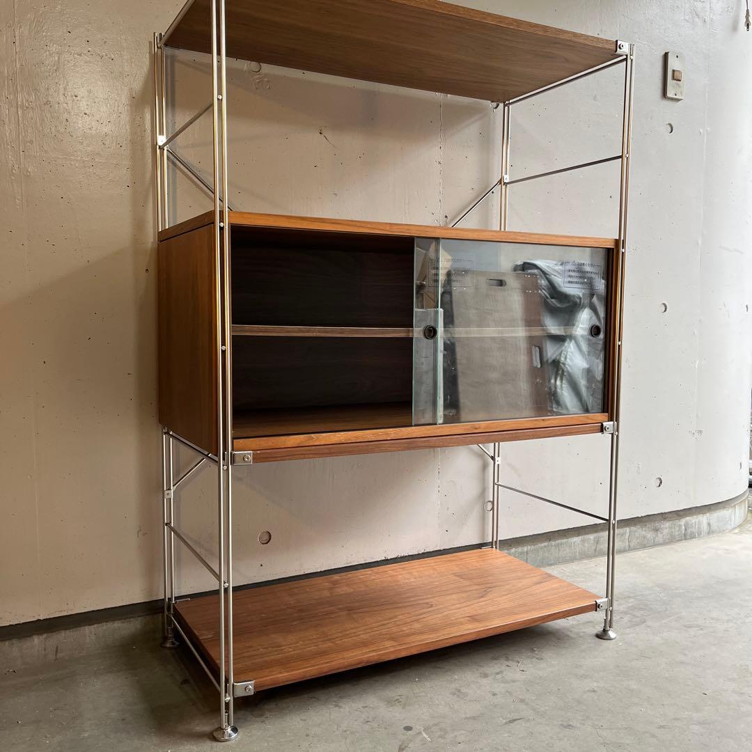 poseidonhan★無印ステンレスユニットシェルフ・カップボードセット