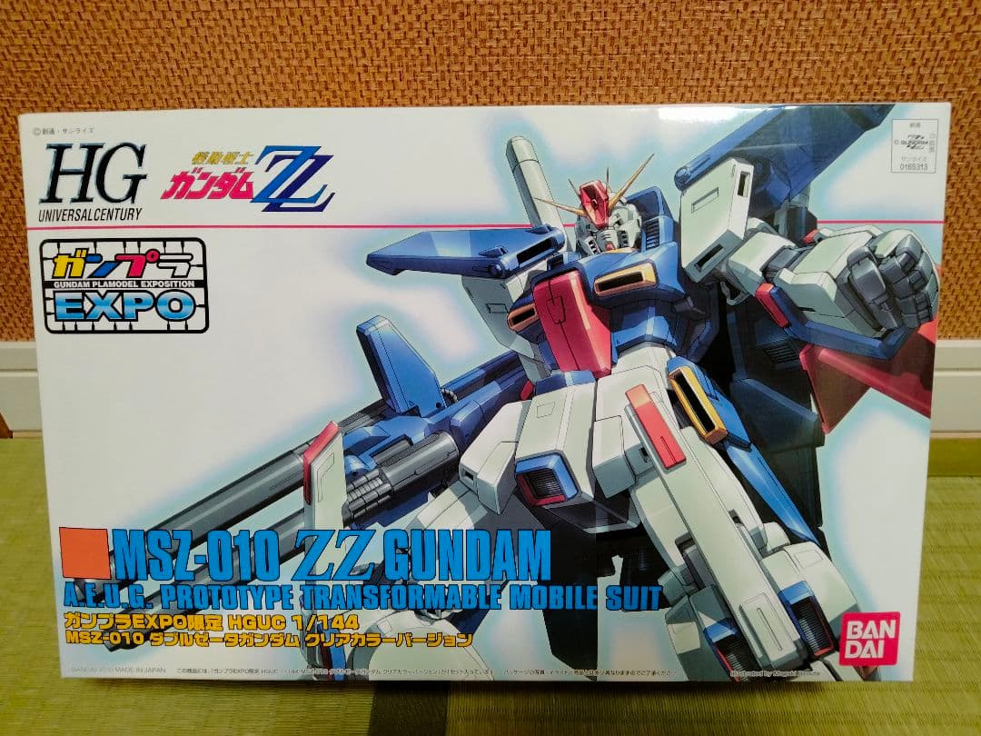 未組立 セット販売 HG ZZガンダム クリアカラー／Zガンダム劇場公開