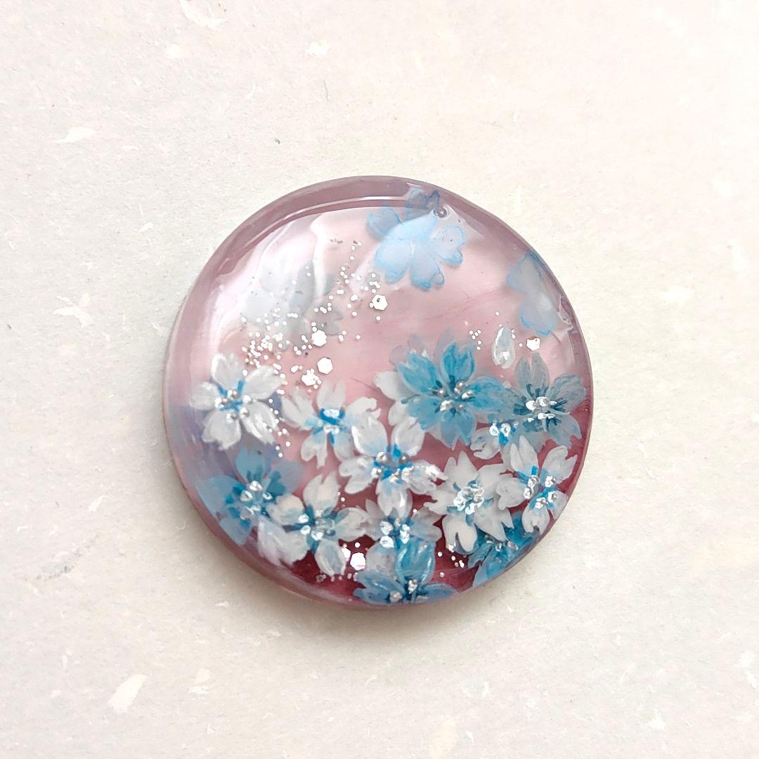 1002】ハンドメイド レジン ヘアゴム ポニーフック - メルカリ