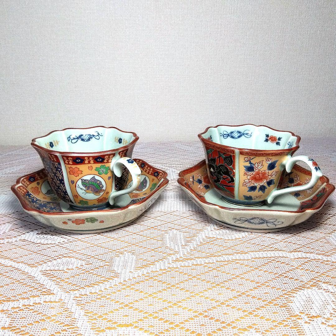 有田焼 未峰窯 古伊万里カップ・ソーサー 2個セット - メルカリ