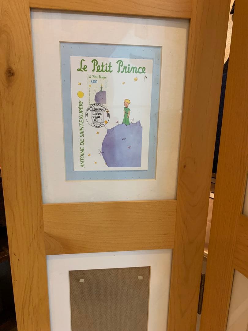 木製パーテーション フォトフレーム付き