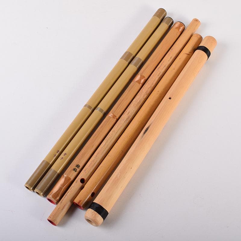 篠笛 スズキ 竹製 銀鈴 プラスチック 童子 七・八本調子 六本 V R7808