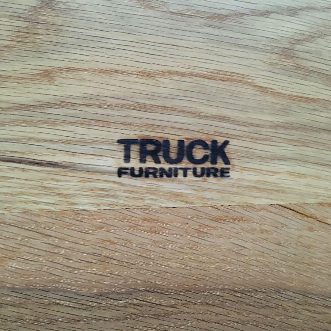 【直接引き取り限定】TRUCK FURNITURE ガラストップ ローテーブル