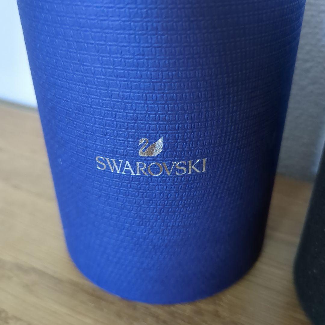 【美品】SWAROVSKI スワロフスキークリスベア ラッキーチャーム クローバ