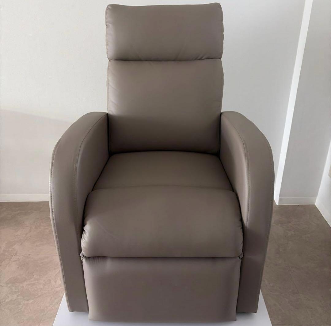 ベージュ リクライニングチェア