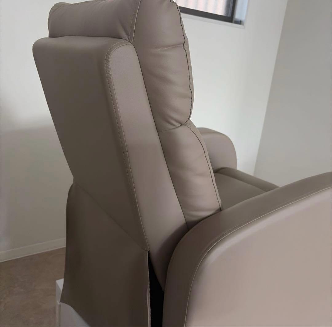 ベージュ リクライニングチェア