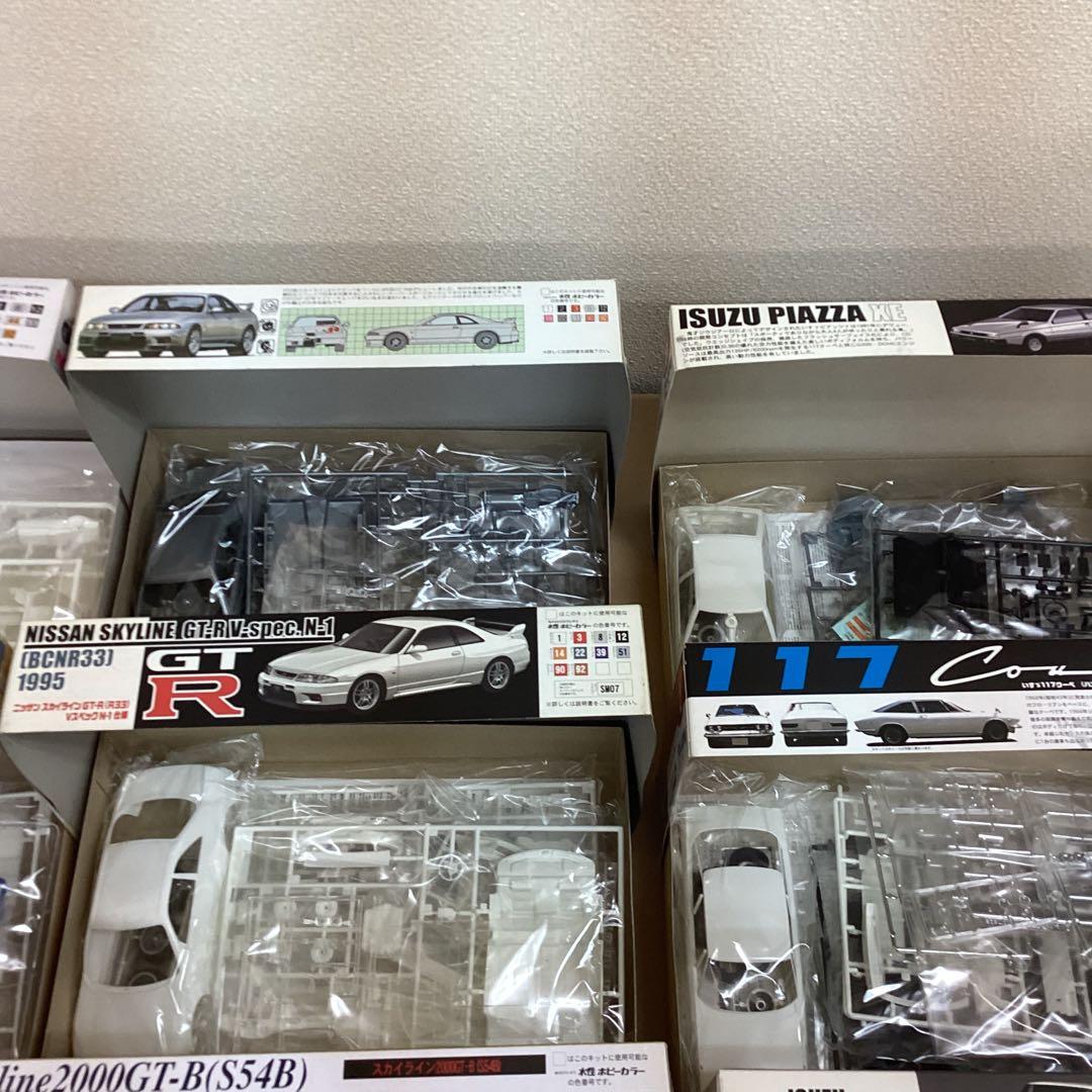 フジミ模型 1/24スケール レア物プラモ9個セット 未組立品