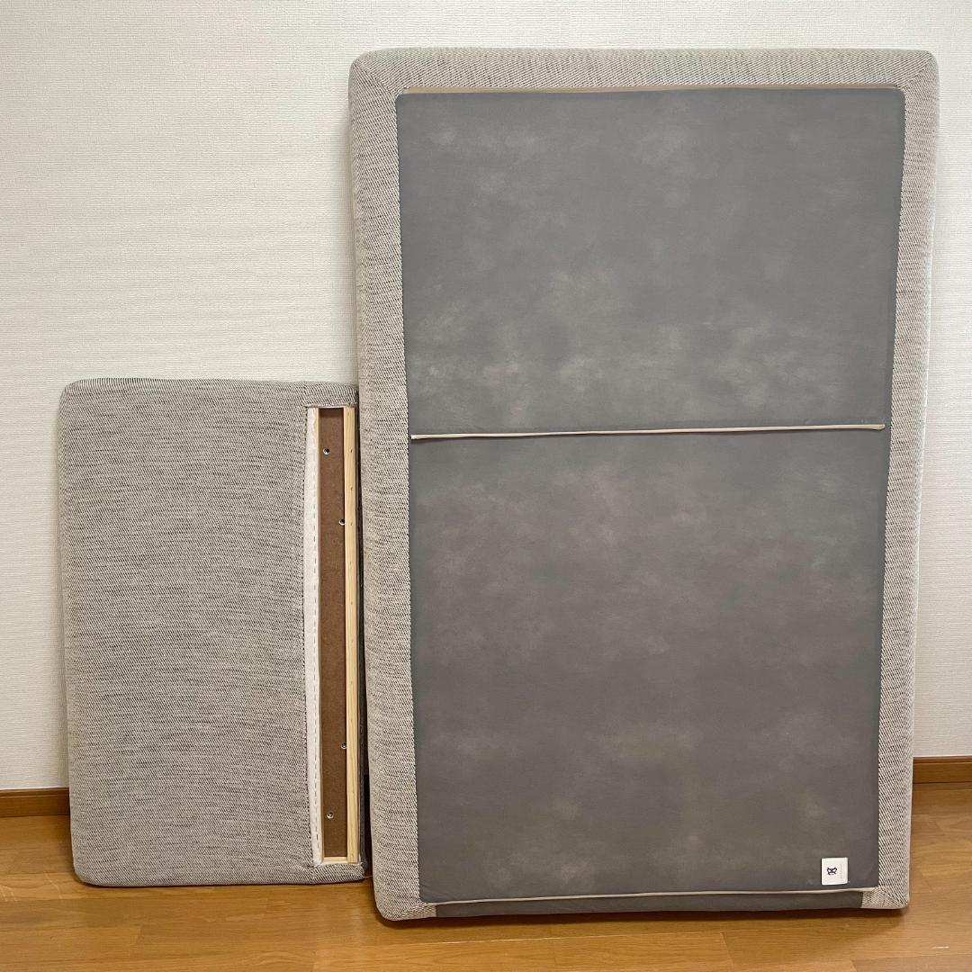 【Ｔ's】IKEA ソーデルハムン寝椅子 ヴィーアルプ ベージュブラウン