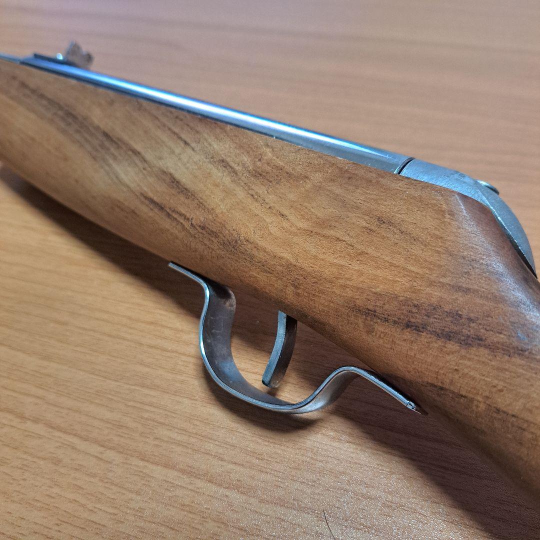 ナカヤシルバー 射的銃 コルク銃 縁日 露天 木製ライフル 昭和レトロ