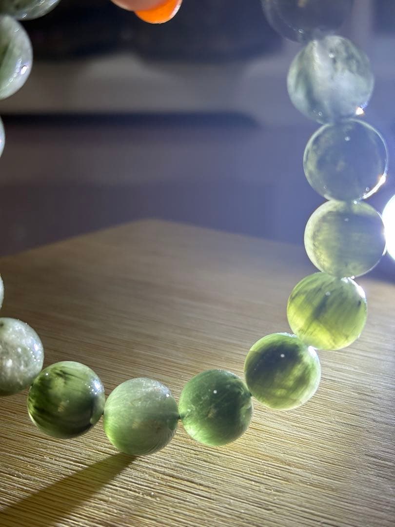 グリーンルチルクォーツ ブレスレット