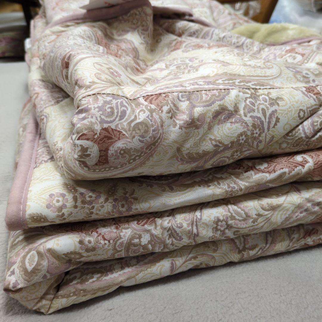 綿入れ毛布かいまき(夜着)ピンク