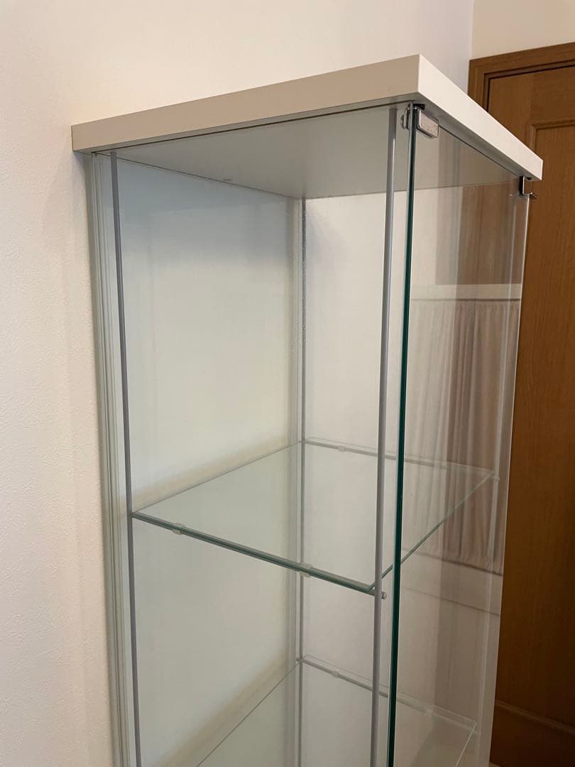 送料込み】IKEA DETOLFイケア デトルフ ガラスケース ホワイト - メルカリ