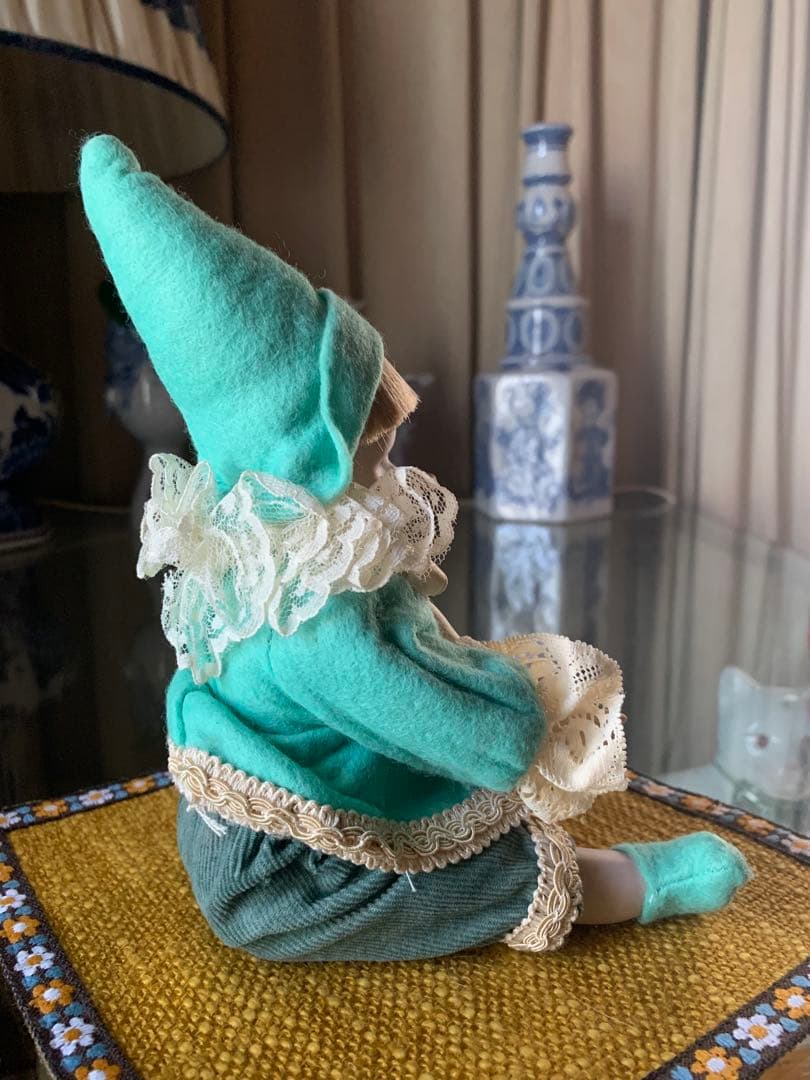 イタリア人形　ビンテージビスクドールのピノキオ人形イケメンなんです！色も綺麗！