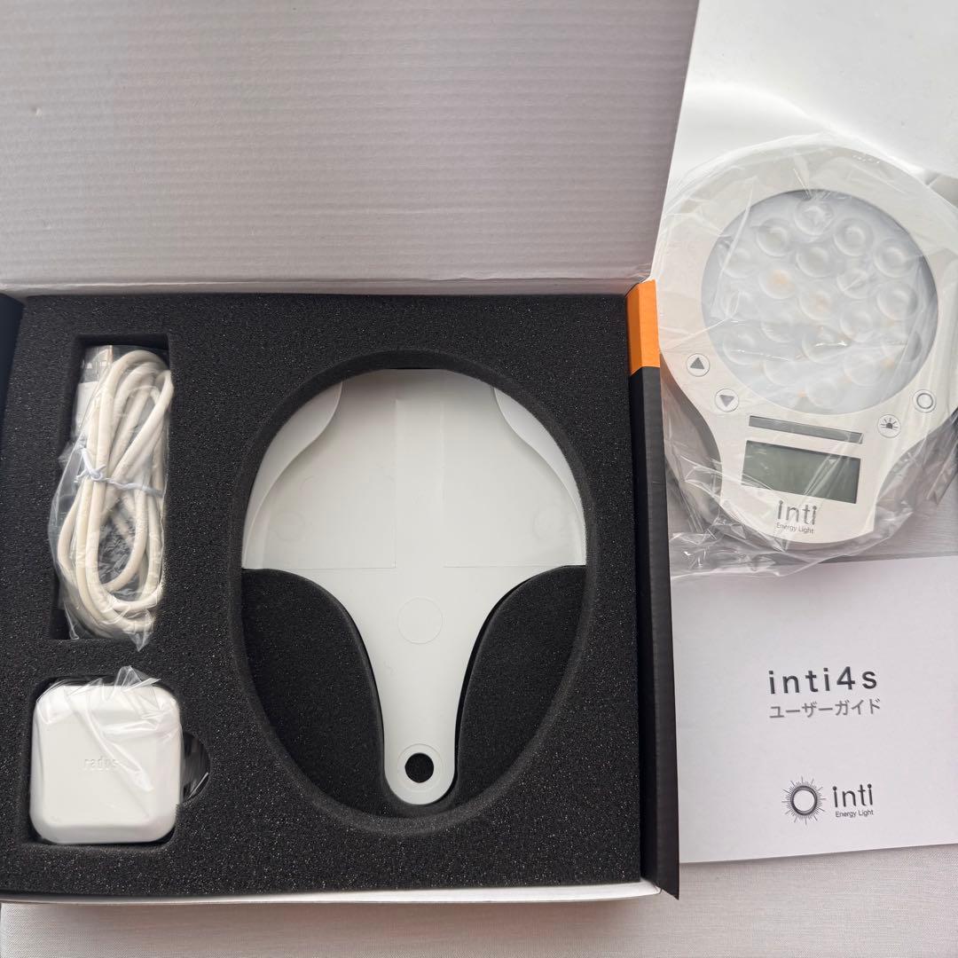 inti4s エネルギーライト 置時計　光で起きる目覚まし時計