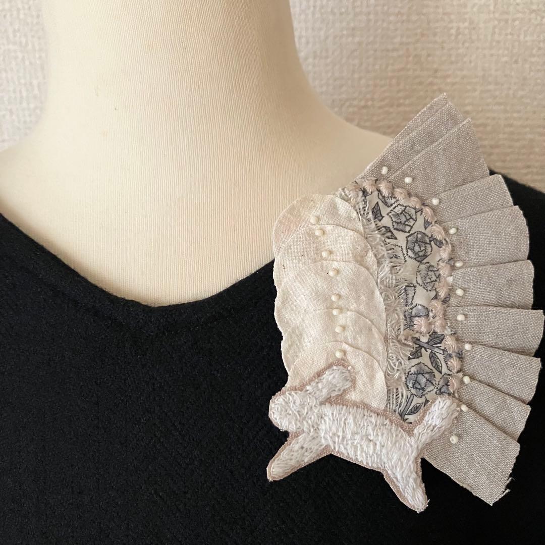 handmade run run run×コラージュブローチ ミナペルホネン - メルカリ