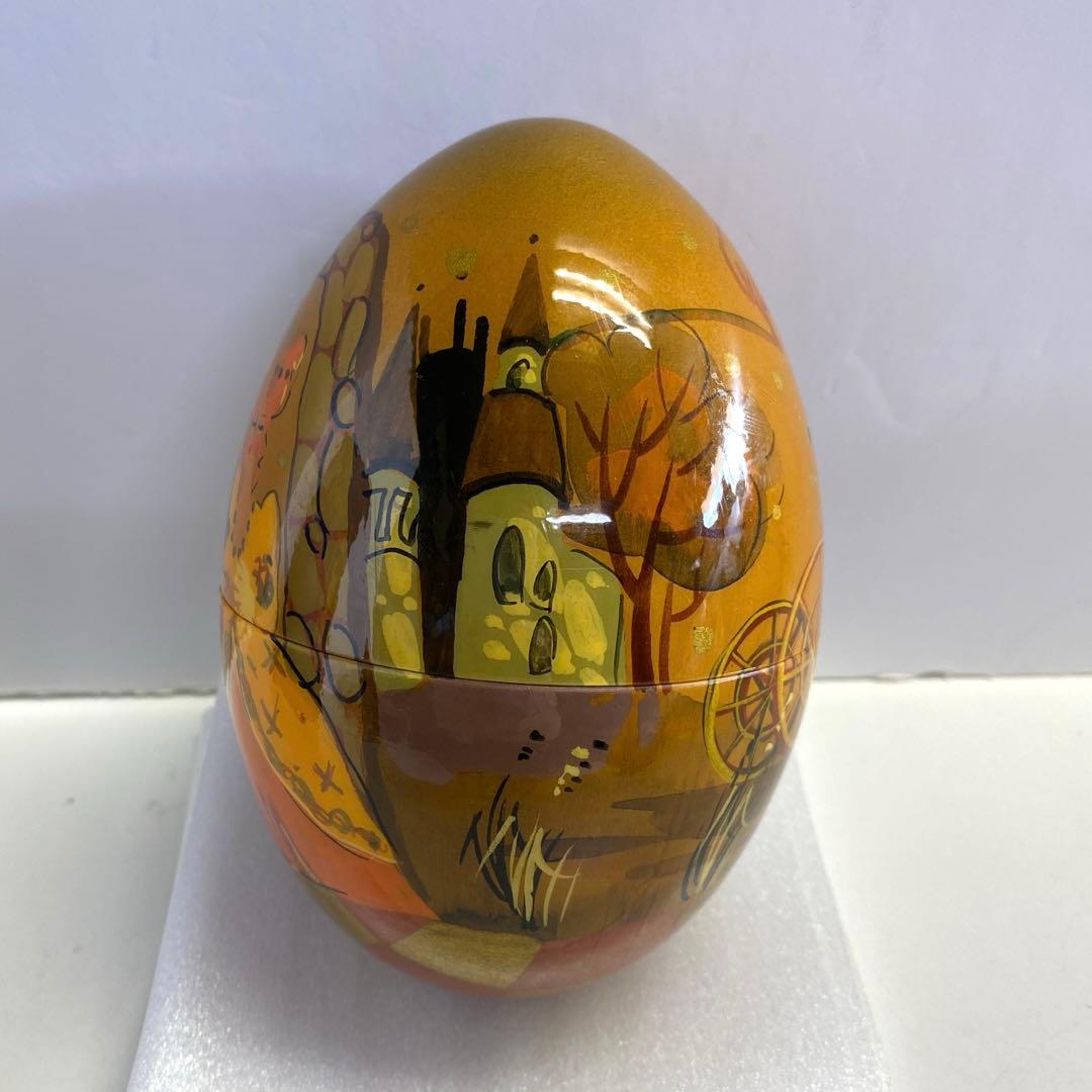 【希少】リュージュ 卵型 オルゴール スイス 18弁