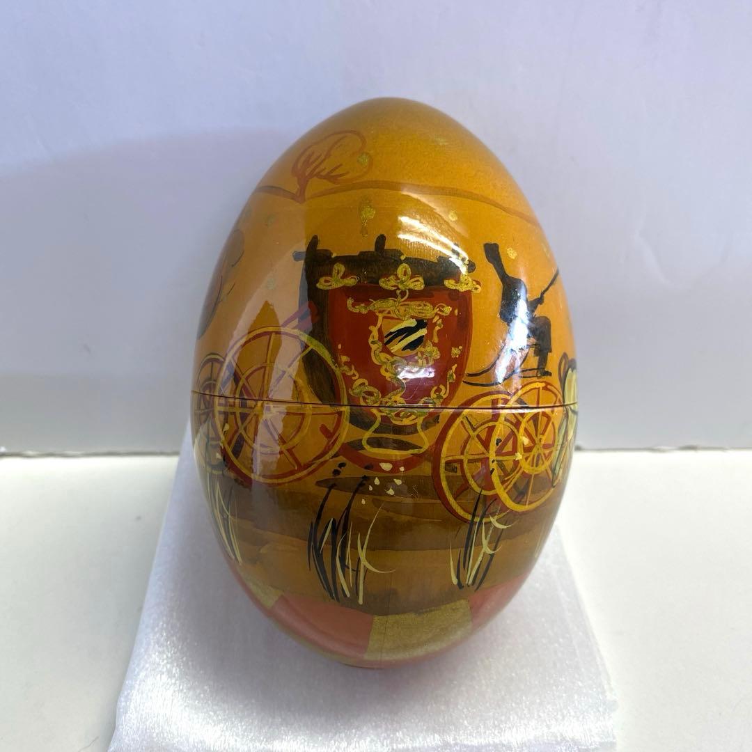 【希少】リュージュ 卵型 オルゴール スイス 18弁