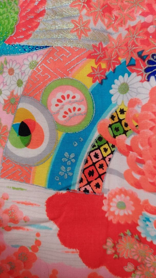 NA231アンティーク子供着物着丈77センチ裄丈39センチ