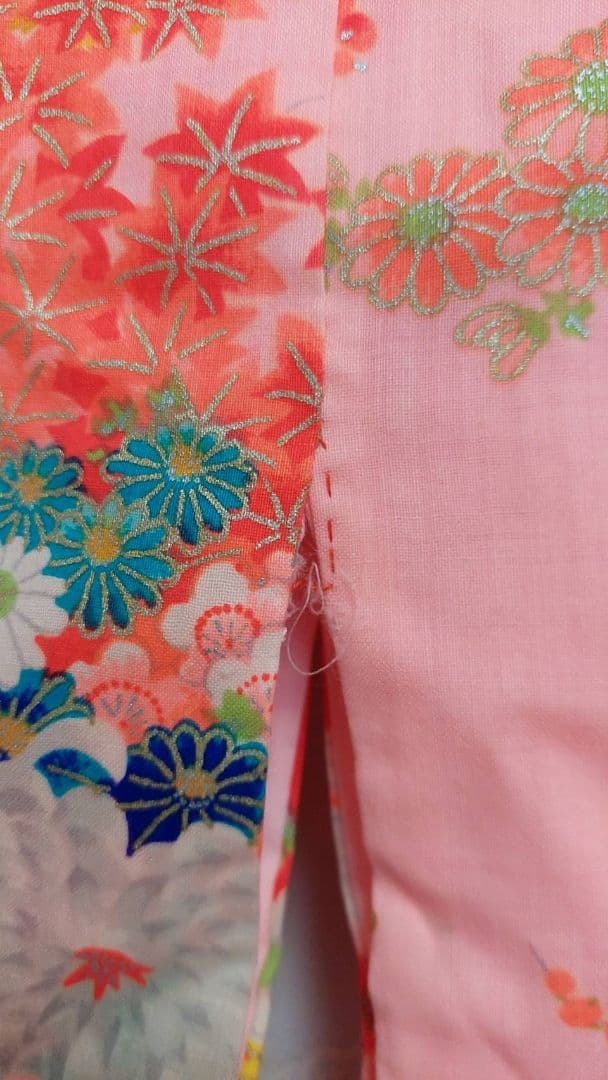 NA231アンティーク子供着物着丈77センチ裄丈39センチ