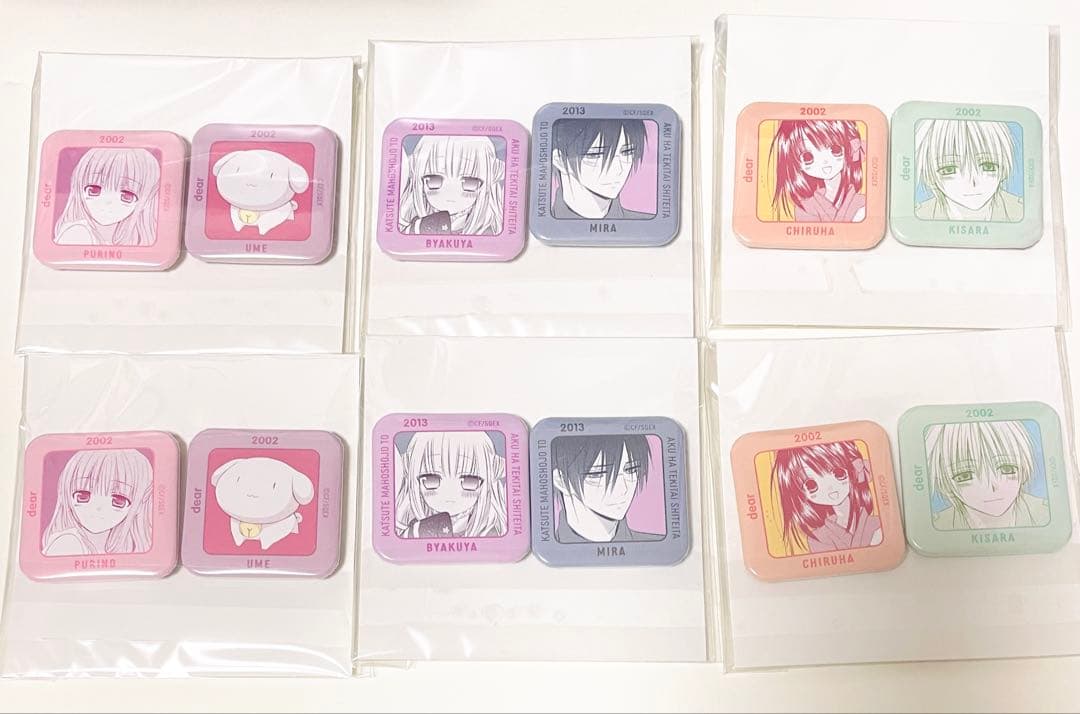 妖狐×SS dear まほあく 藤原ここあ コレクション ミニ缶バッジセット